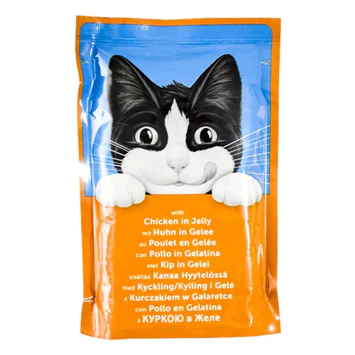 PURINA FELIX Wet Cat Food Pouch With Chicken In Jelly 100 g