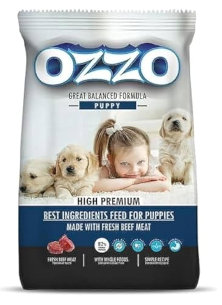 OZZO High Premium Puppy Dry Food With Fresh Beef Meat 4Kg