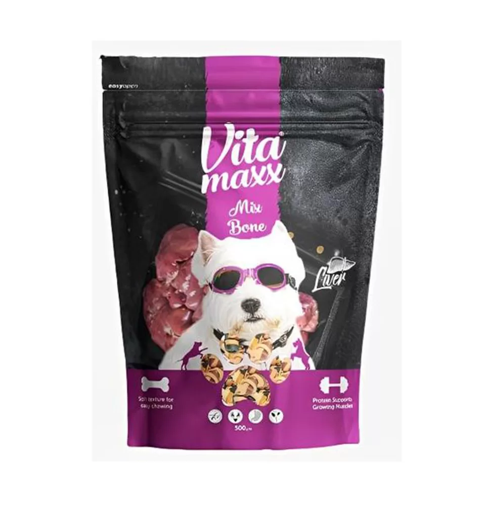 Vita Max Bone Buff – Soft Bones for Dogs Liver Flavour