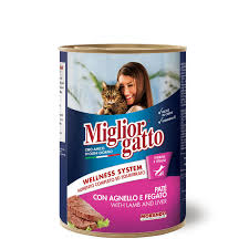 Miglior Cat Pate with Lamb and Liver 405g