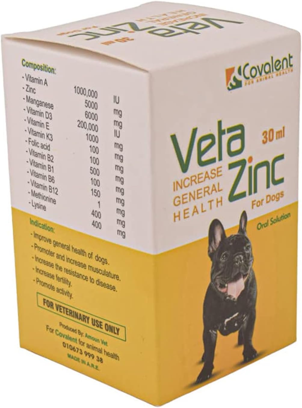 Veta Zinc – General Health Supplement for Dogs (30 ml)