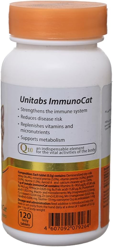 Unitabs Sterile Cat – Health Support for Neutered Cats (120 Tabs)