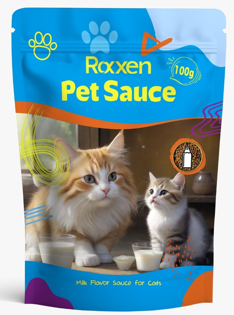 Roxxen Pet Sauce – Milk Flavor Sauce for Cats (100g)