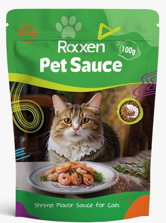 Roxxen Pet Sauce – Shrimp Flavor Sauce for Cats (100g)