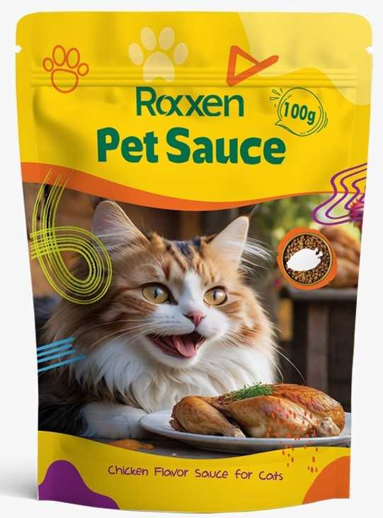Roxxen Pet Sauce – Chicken Flavor Sauce for Cats (100g)