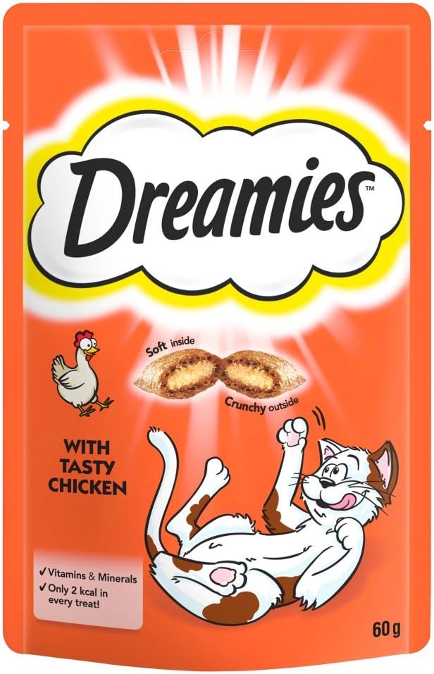 Dreamies – Crunchy Cat Treats with Tasty Chicken