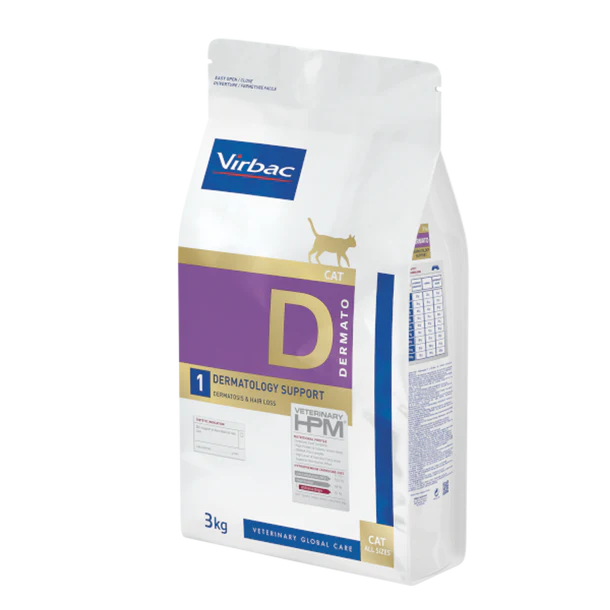 Virbac Cat Dermatology Support D1 (3kg)
