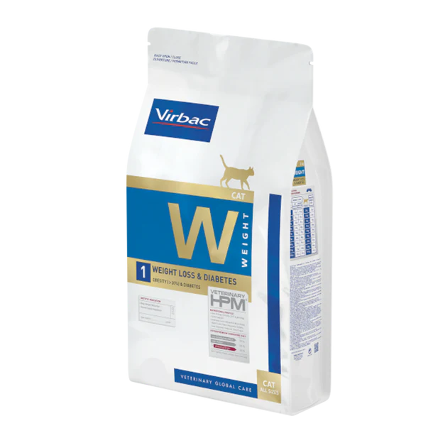 Virbac WEIGHT LOSS & DIABETES CAT W1 (1.5kg)