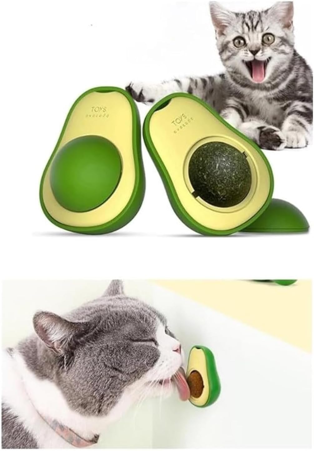 Mini Sticky Catnip – Avocado Toy for Cats