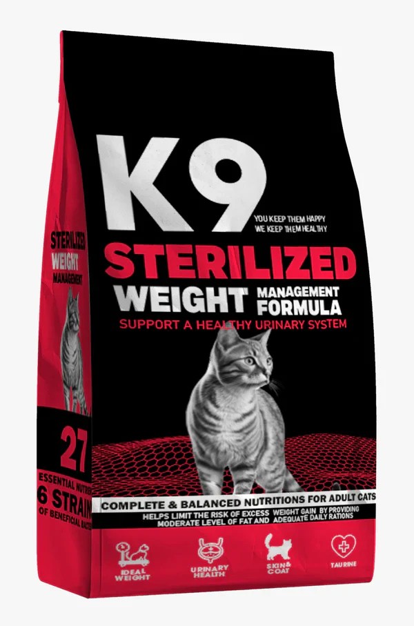K9 Sterilised Cat Dry Food 2 kg