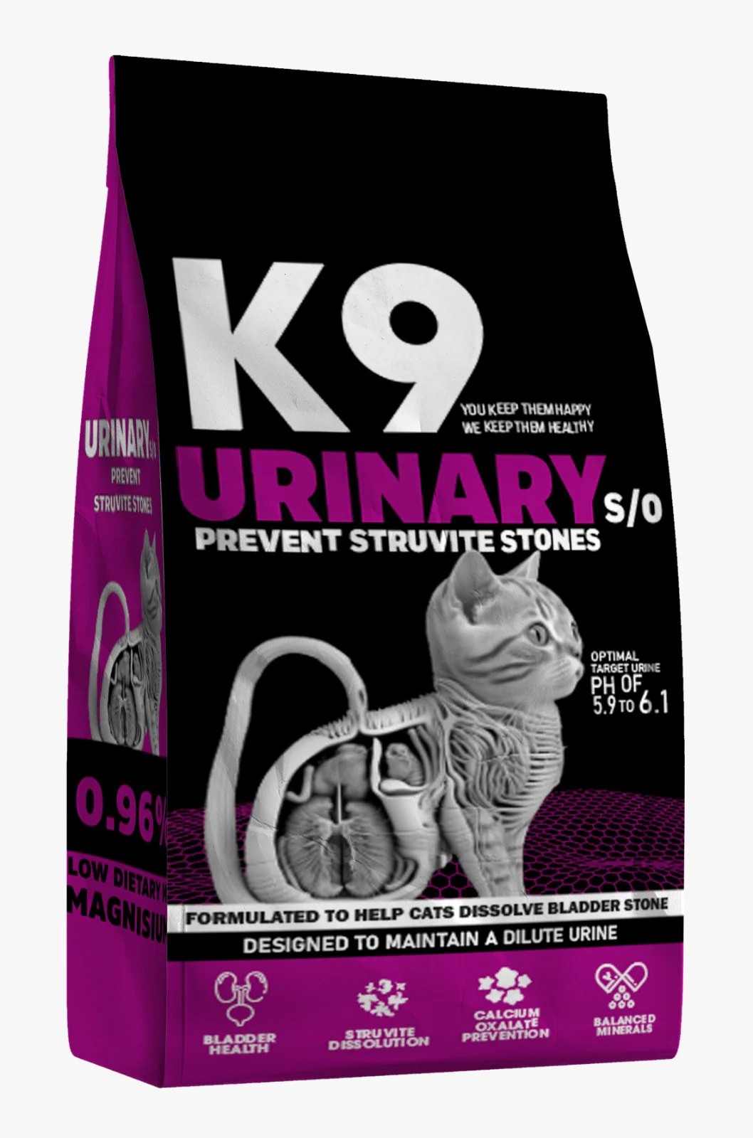 K9 Urinary S/O Cat Dry Food  2 kg
