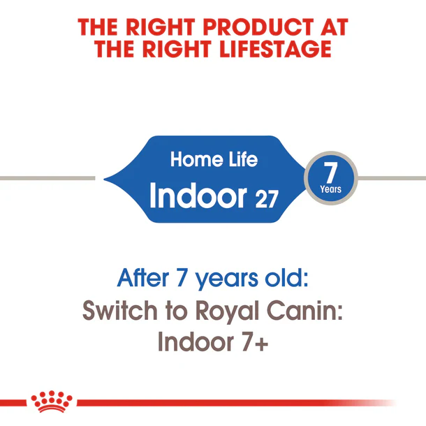 Royal Canin Indoor27- Dry food for indoor adult cats 2 kg