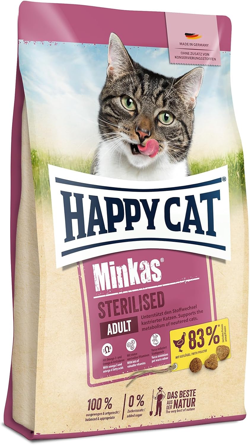Happy Cat Minkas Sterilized 10kg