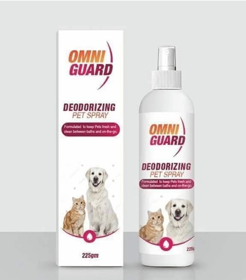 omni guard deodorizing pet spray 225 ml