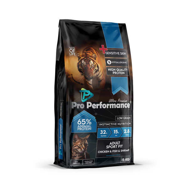 pro performance adult cat food sporfit cat chicken & fish (2kg)