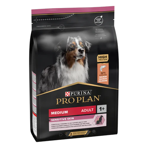 Purina Pro Plan Medium Adult Sensitive Skin Rich in Salmon 3kg