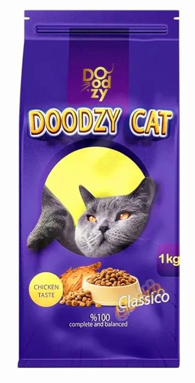 Doodzy Classico Dry Food for Adult Cats – 1 kg