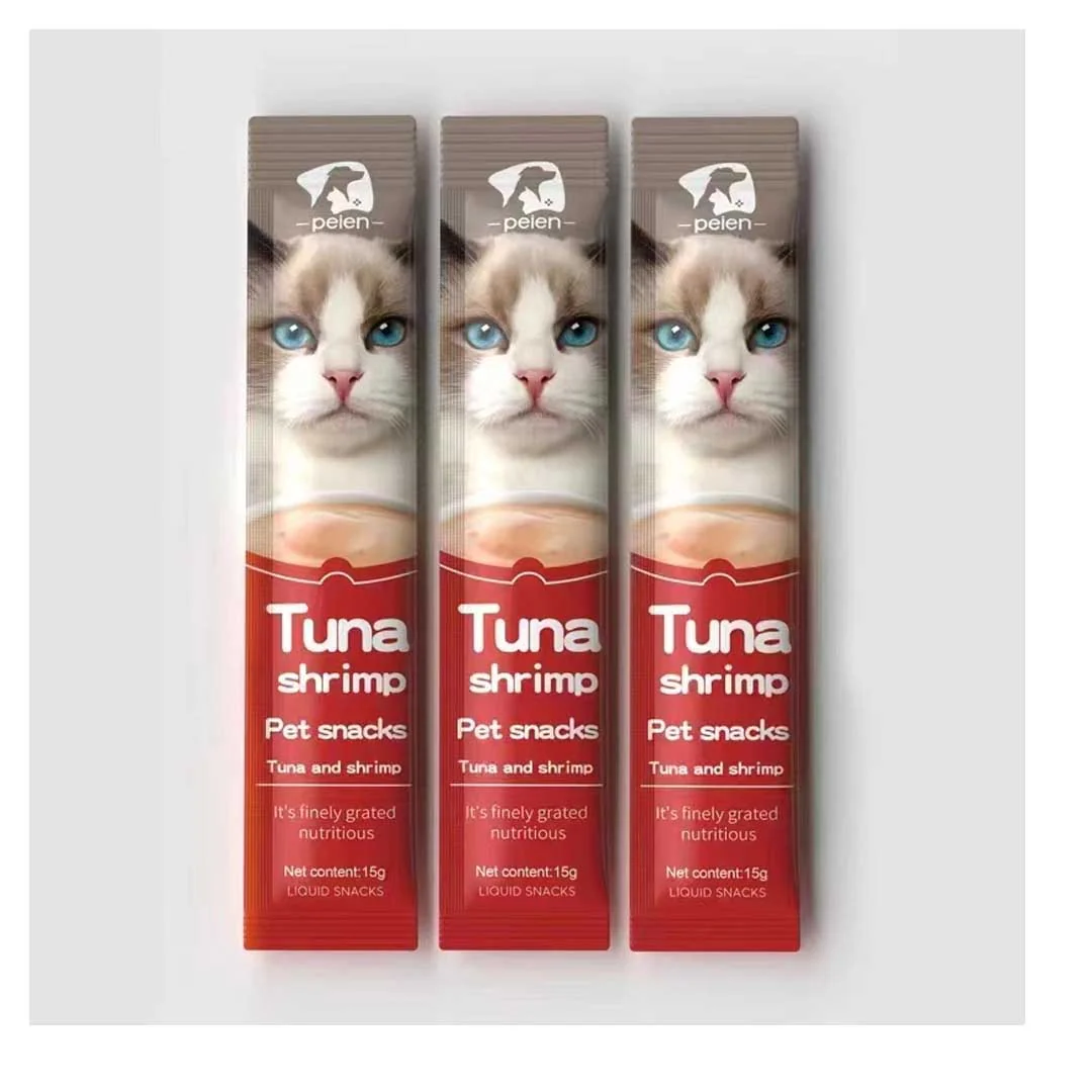 Peien Tuna & Shrimp Liquid Snacks for Cats