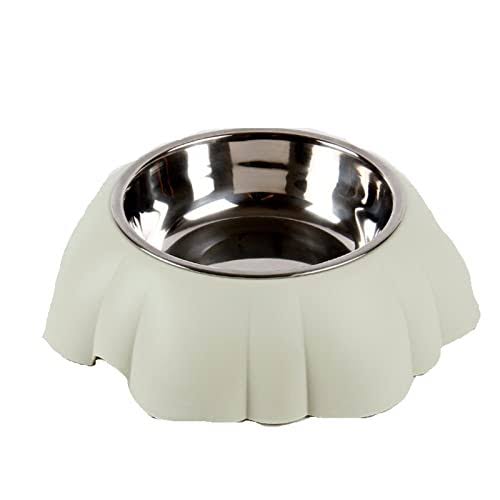 Dish with stainless steel
