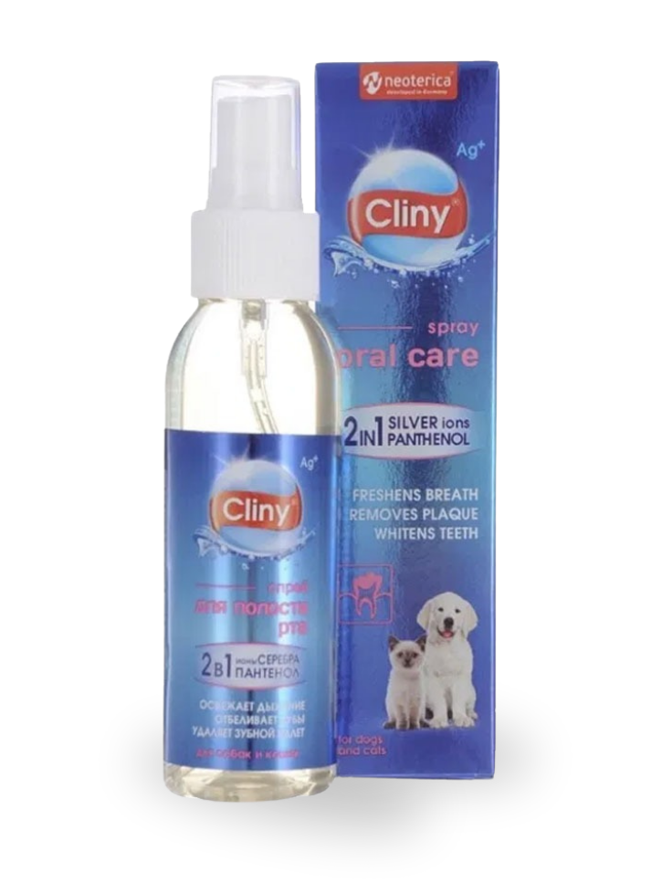 Cliny Oral Care Spray for Cats & Dogs