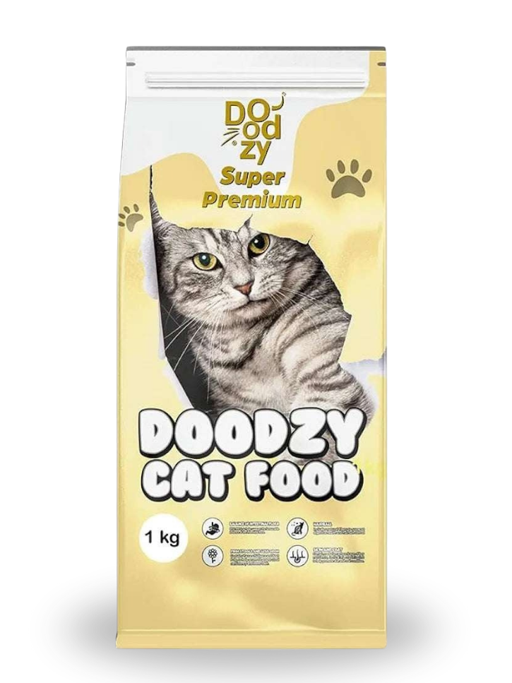 doodzy super premium dry food for cats 1kg