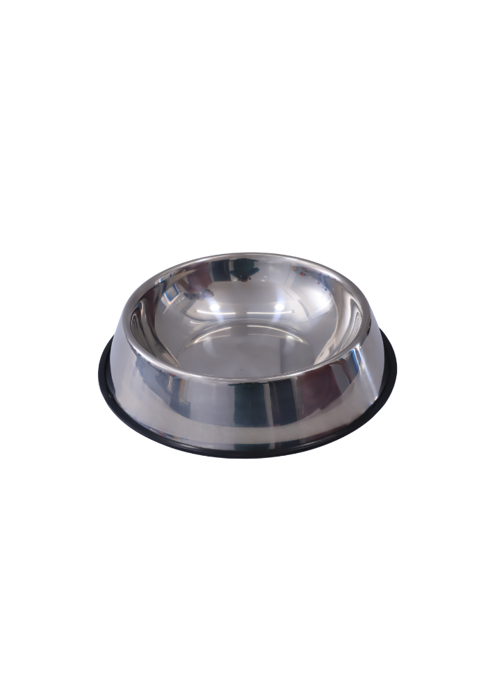 Large stainless steel dog bowl 40cm