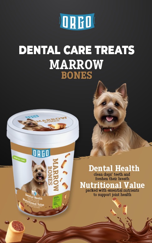 ORGO Dental Care Marrow Bones for Dogs | Strong Teeth & Fresh Breath