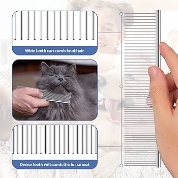 Single-Sided Detangling Comb for Pets