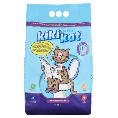 Kiki Kat White Bentonite Clumping Cat Litter (10L)