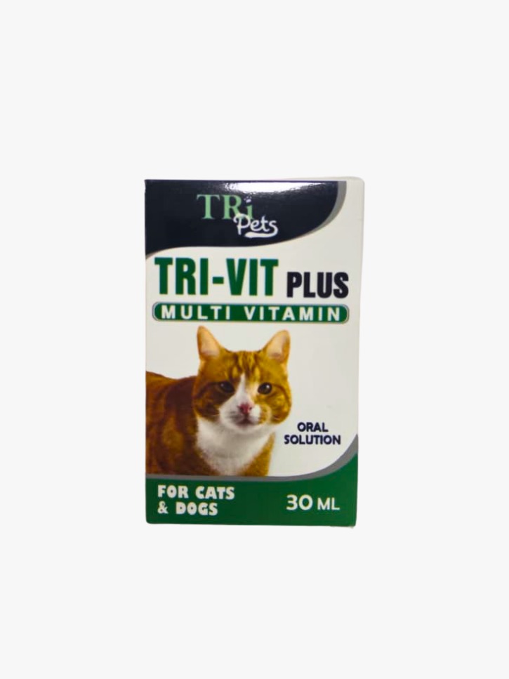 TRI-VIT PLUS Multivitamin Oral Solution 30ml for Cats & Dogs