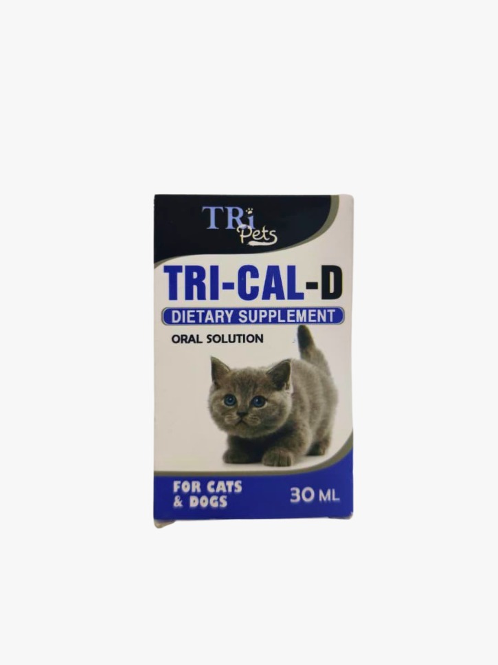 TRI Pets Cal-D Calcium & Vitamin D Supplement for Cats & Dogs