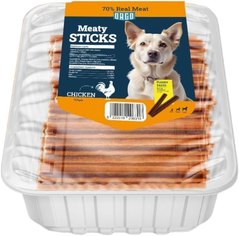 ORGO Meaty Sticks – Premium Natural Dog Treats | Healthy & Protein-Rich Snacks - Chicken