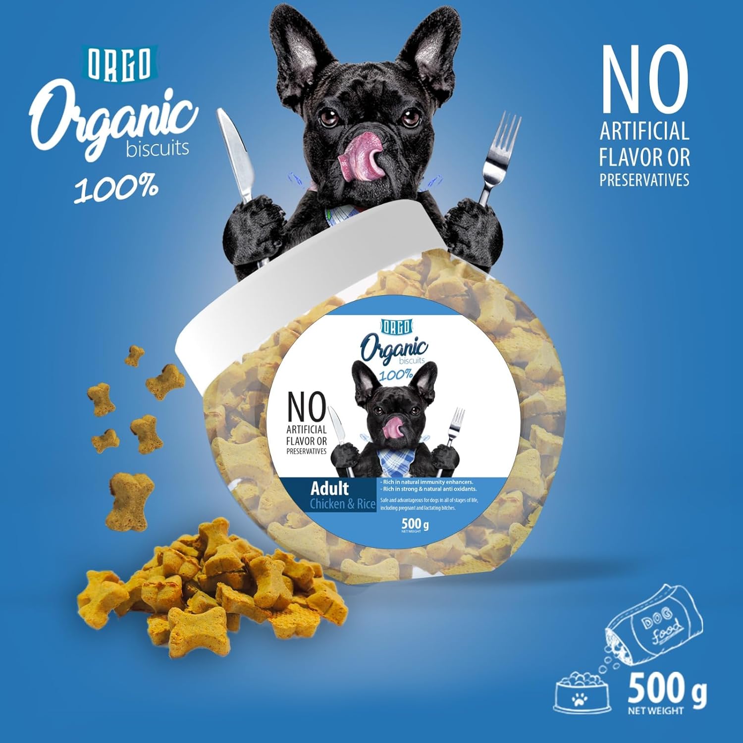 ORGO Organic Treats for Adult Dogs