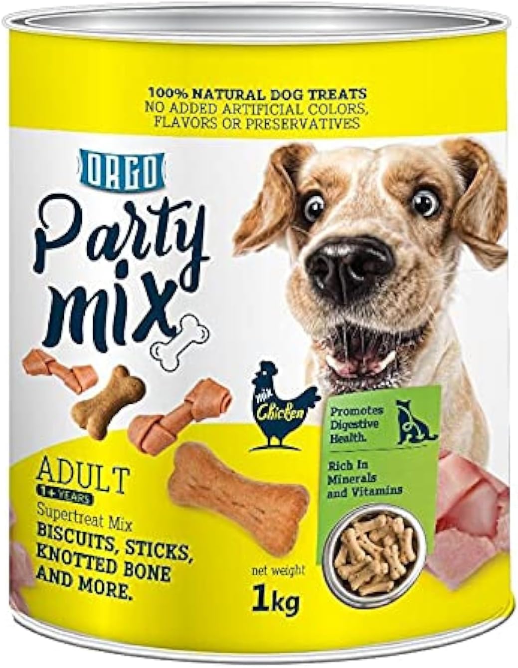 ORGO Party Mix Treats for Adult Dogs - Beef