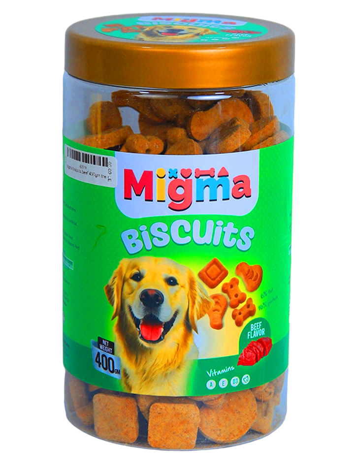 Migma Dog Biscuits – 400 gm - Beef