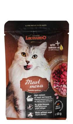Leonardo Wet Food for Adult Cats - Meat menu