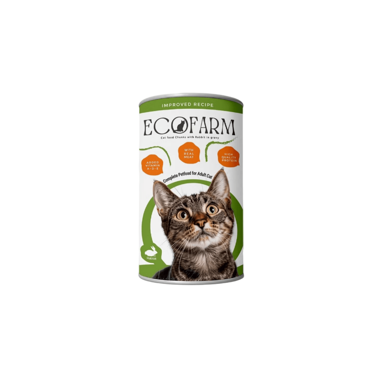 Ecofarm Wet Cat Food – Chunks  400 gm - Rabbit