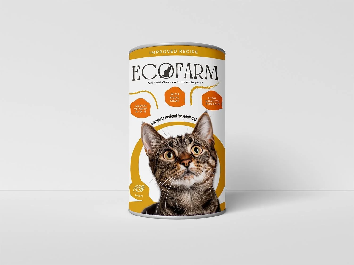 Ecofarm Wet Cat Food – Chunks  400 gm - chicken heart