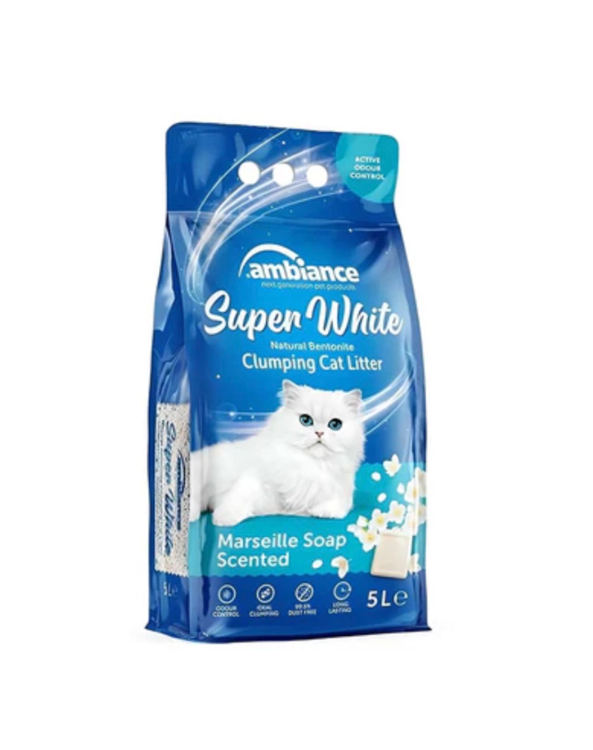 promaster super white litter - 10 L + no scent
