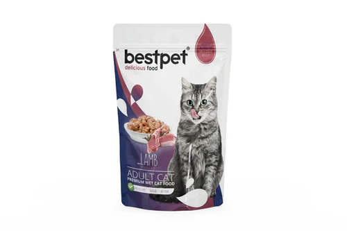 Best Pet Pouch 85g | Premium Wet Food for Cats - Lamb