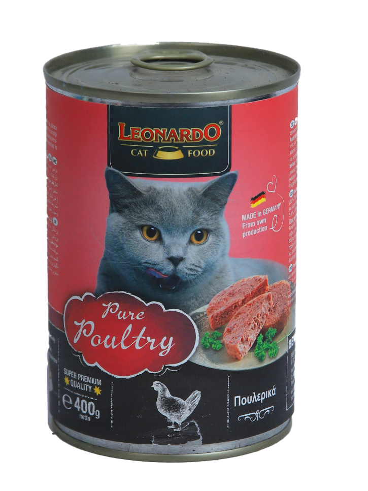 Leonardo Cat Food Cans 400 gm - Chicken