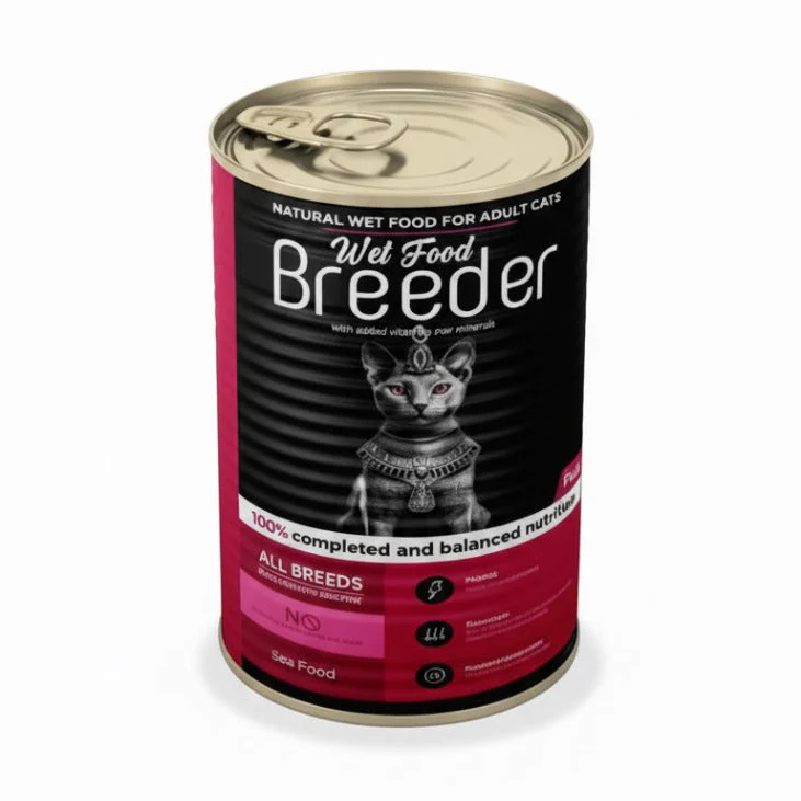 Breeder Wet Food for Cats | Nutritious & Delicious Cat Food Range in Egypt - Sea Food