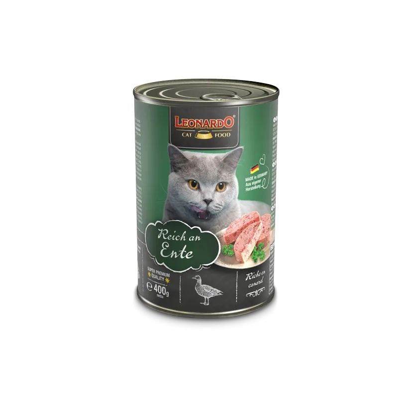 Leonardo Cat Food Cans 400 gm - Duck