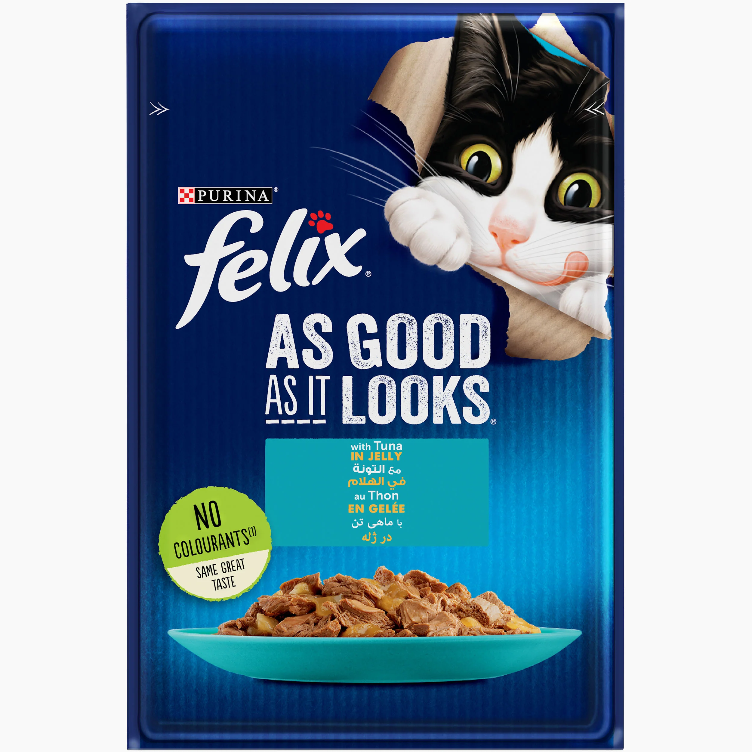 felix pouch for cats - tuna