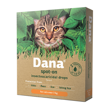Dana Spot-On Drops for Cats (Over 3 kg) – Flea & Tick Protection