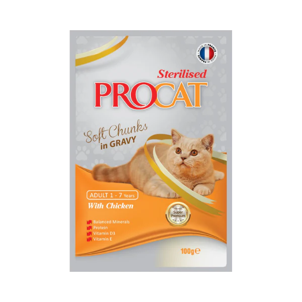 Procat 100 gm - Chicken Sterilized
