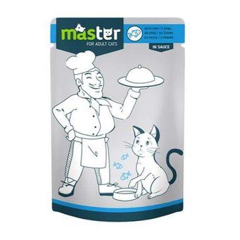 Master Wet Food for Adult Cats – Multiple Flavors (In Jelly & Sauce) - Fish