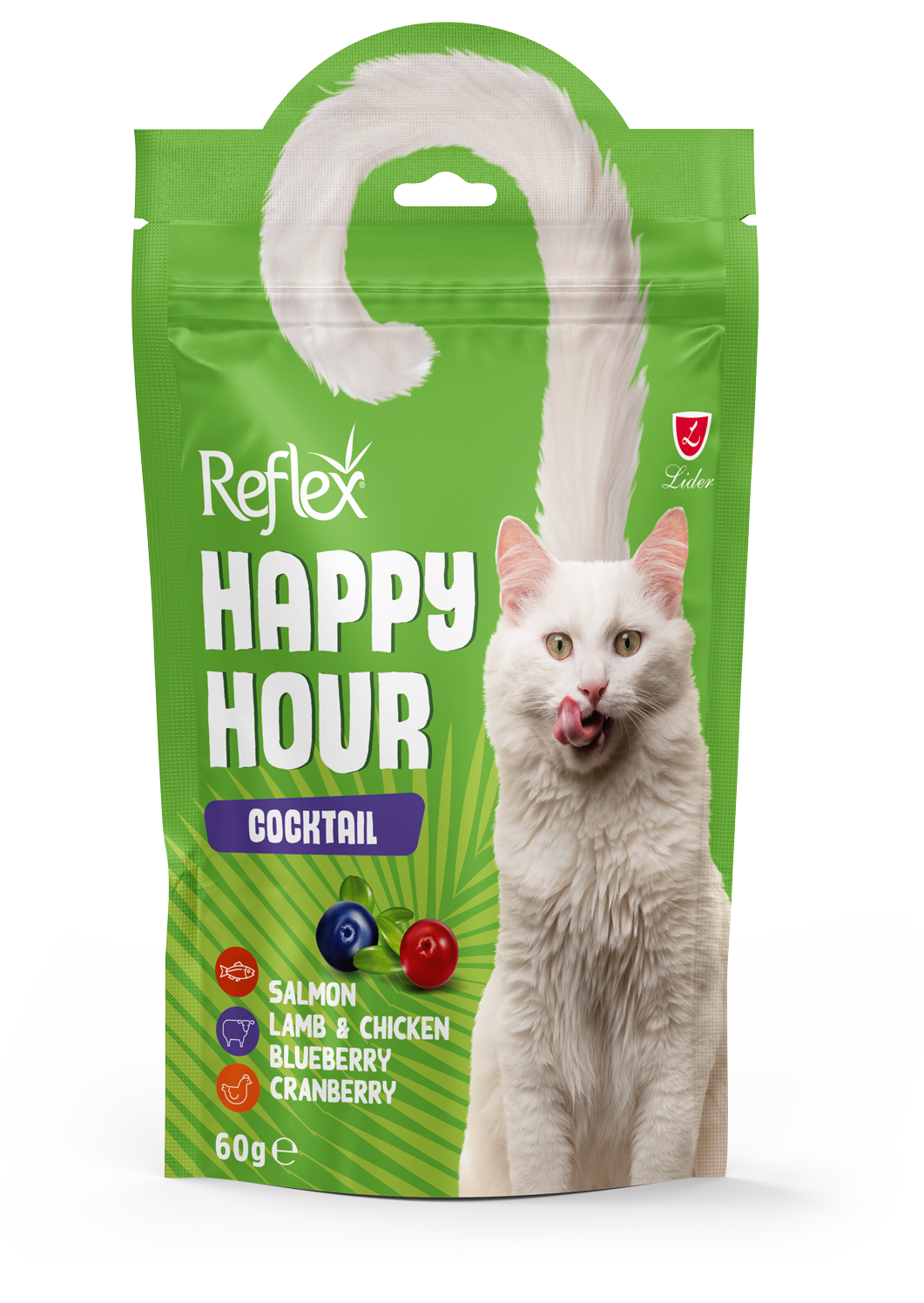 Reflex Happy Hour Cat Treats 60g - COCKTAIL