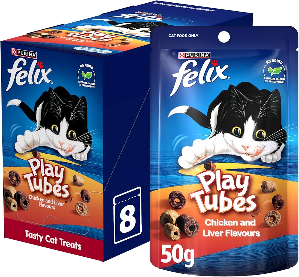 Felix Playing Tubes Cat Treats - Chicken & Liver