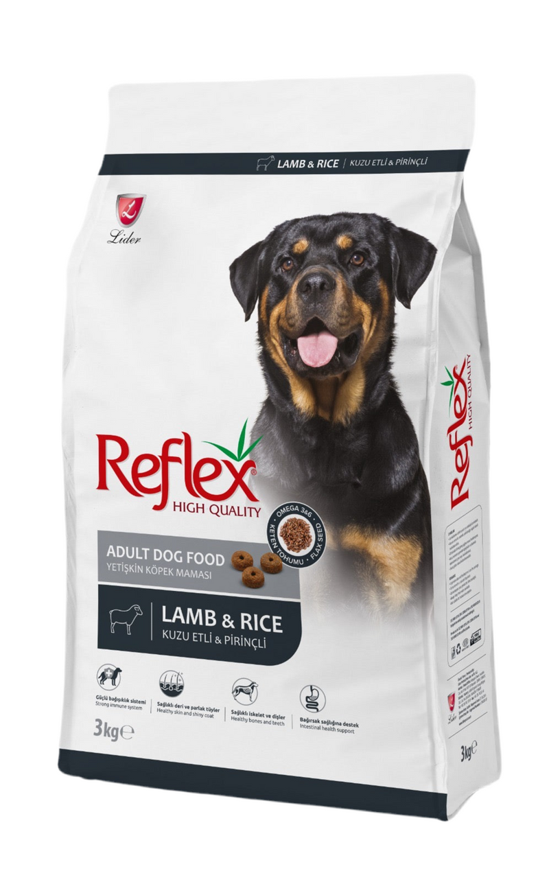 Reflex Adult Dog Dry Food with Lamb & Rice 3KG